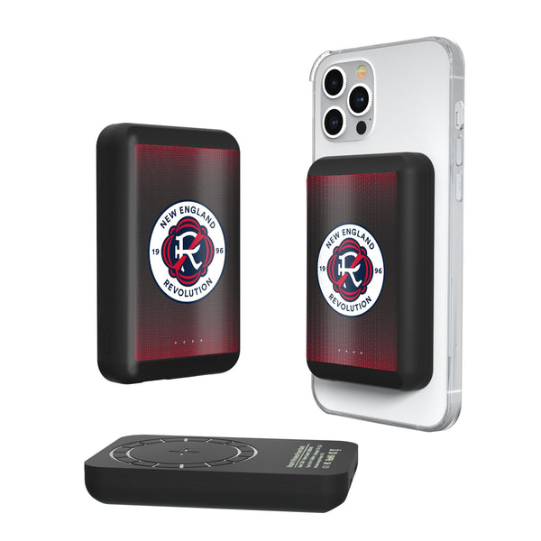 New England Revolution  Linen Wireless Mag Power Bank