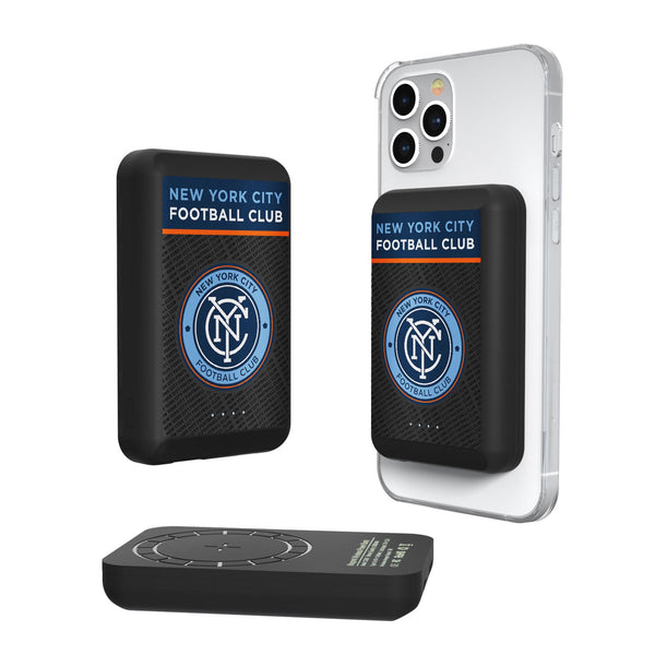 New York City FC  Endzone Plus Wireless Mag Power Bank