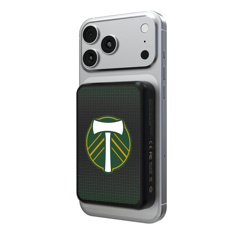 Portland Timbers Linen Wireless Mag Power Bank