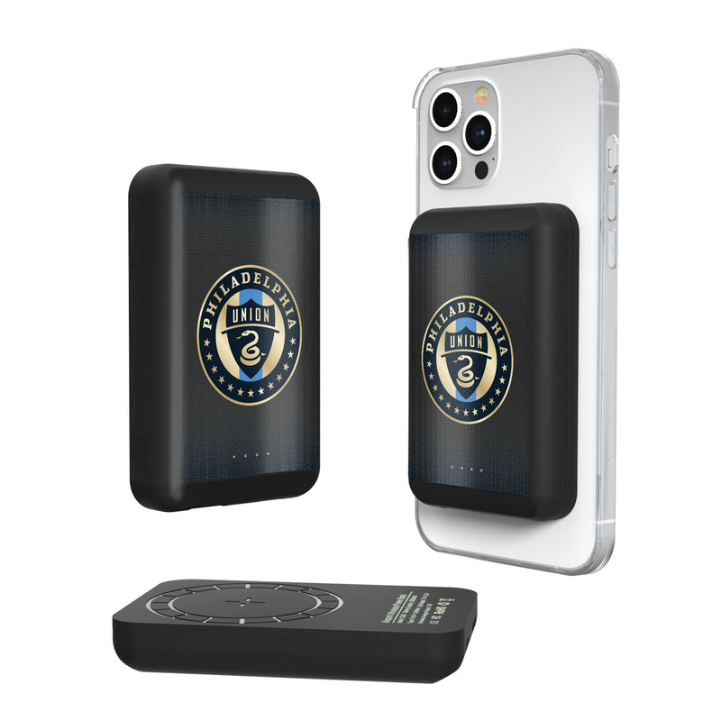 Philadelphia Union   Linen Wireless Mag Power Bank