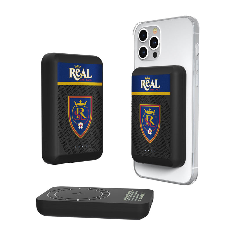 Real Salt Lake   Endzone Plus Wireless Mag Power Bank