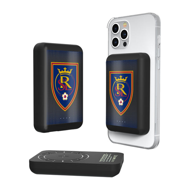 Real Salt Lake   Linen Wireless Mag Power Bank