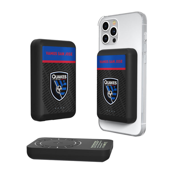 San Jose Earthquakes   Endzone Plus Wireless Mag Power Bank