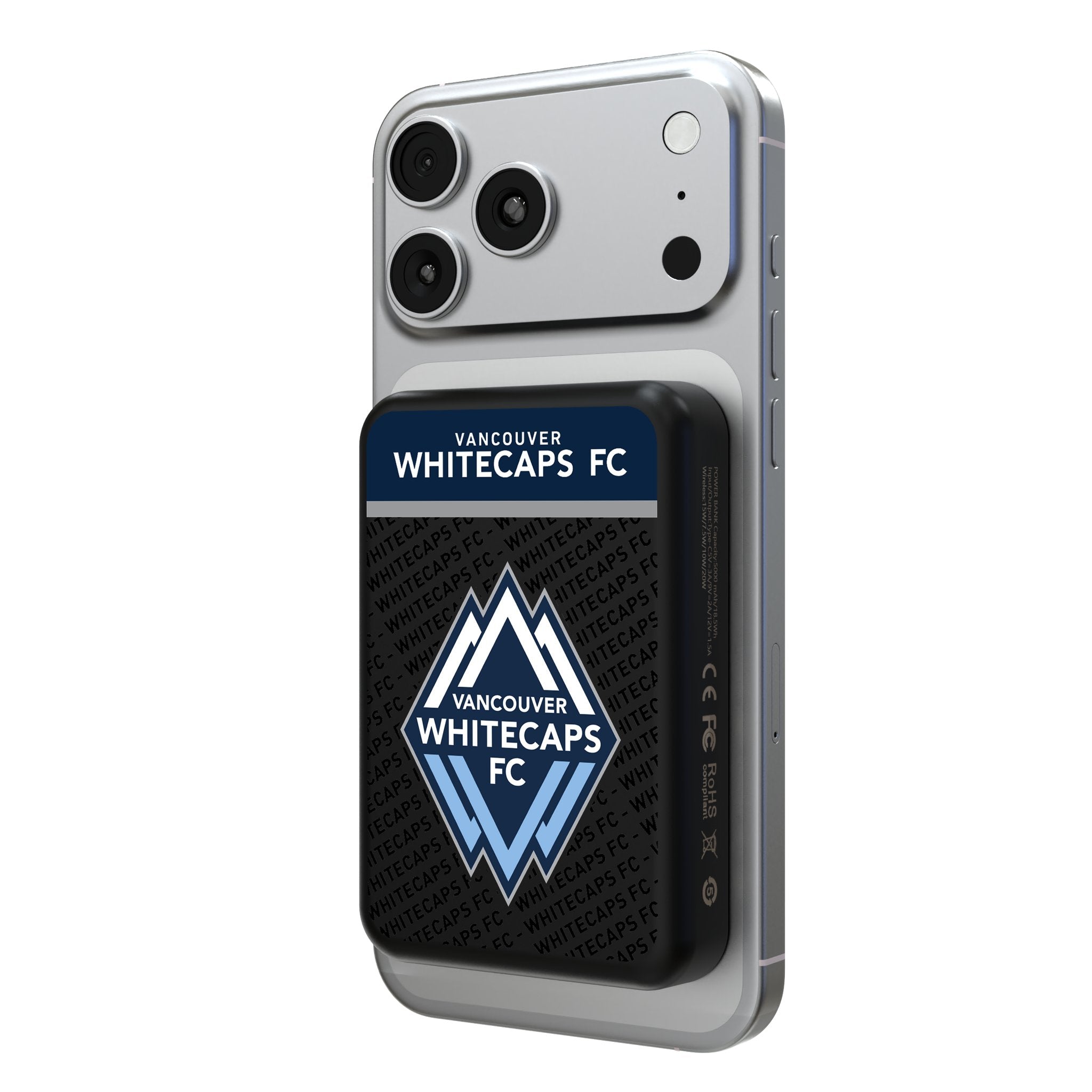 Vancouver Whitecaps Endzone Plus Wireless Mag Power Bank