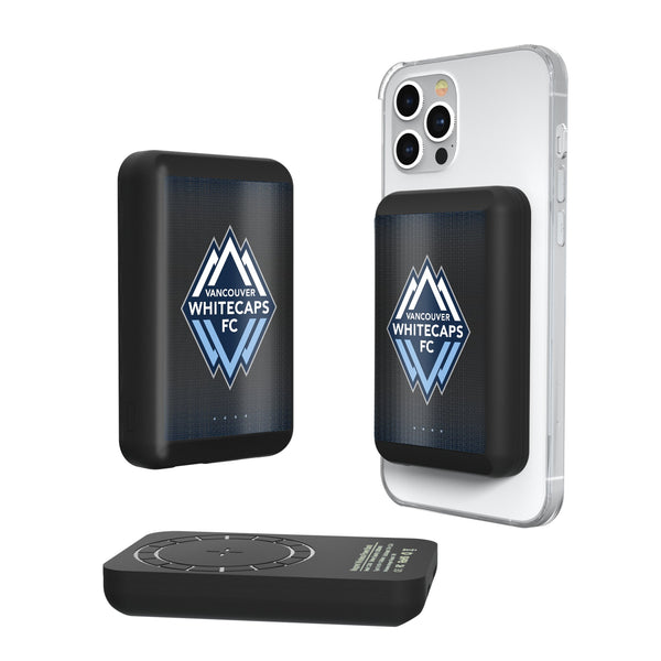 Vancouver Whitecaps   Linen Wireless Mag Power Bank