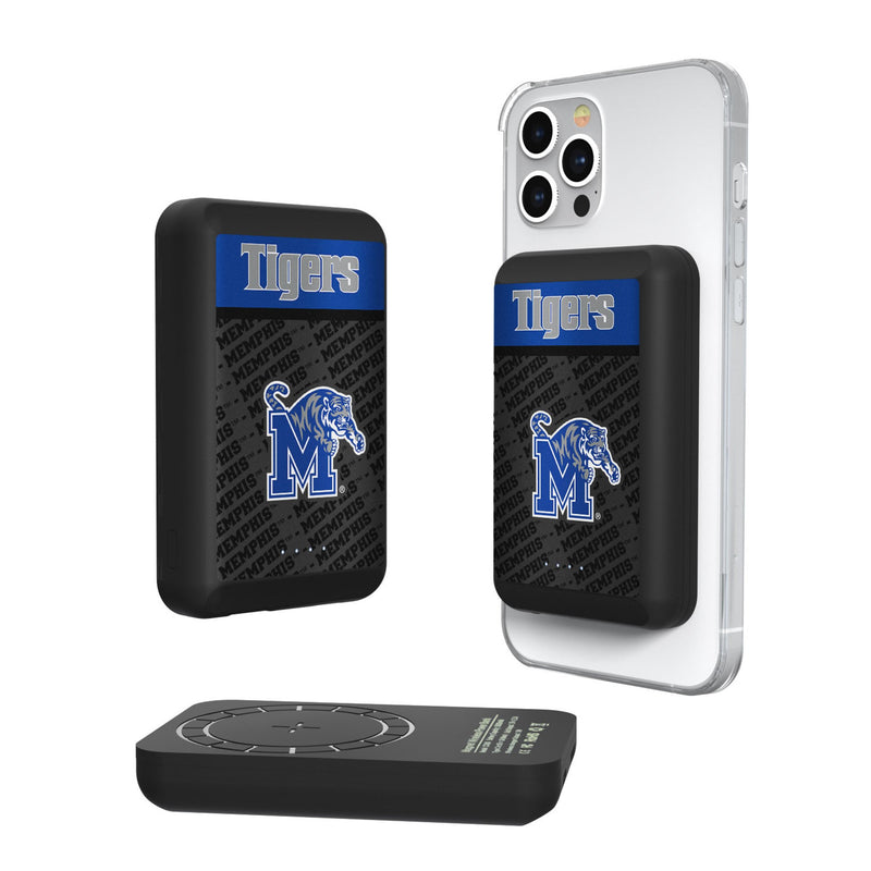 University of Memphis Tigers Endzone Plus Wireless Mag Power Bank