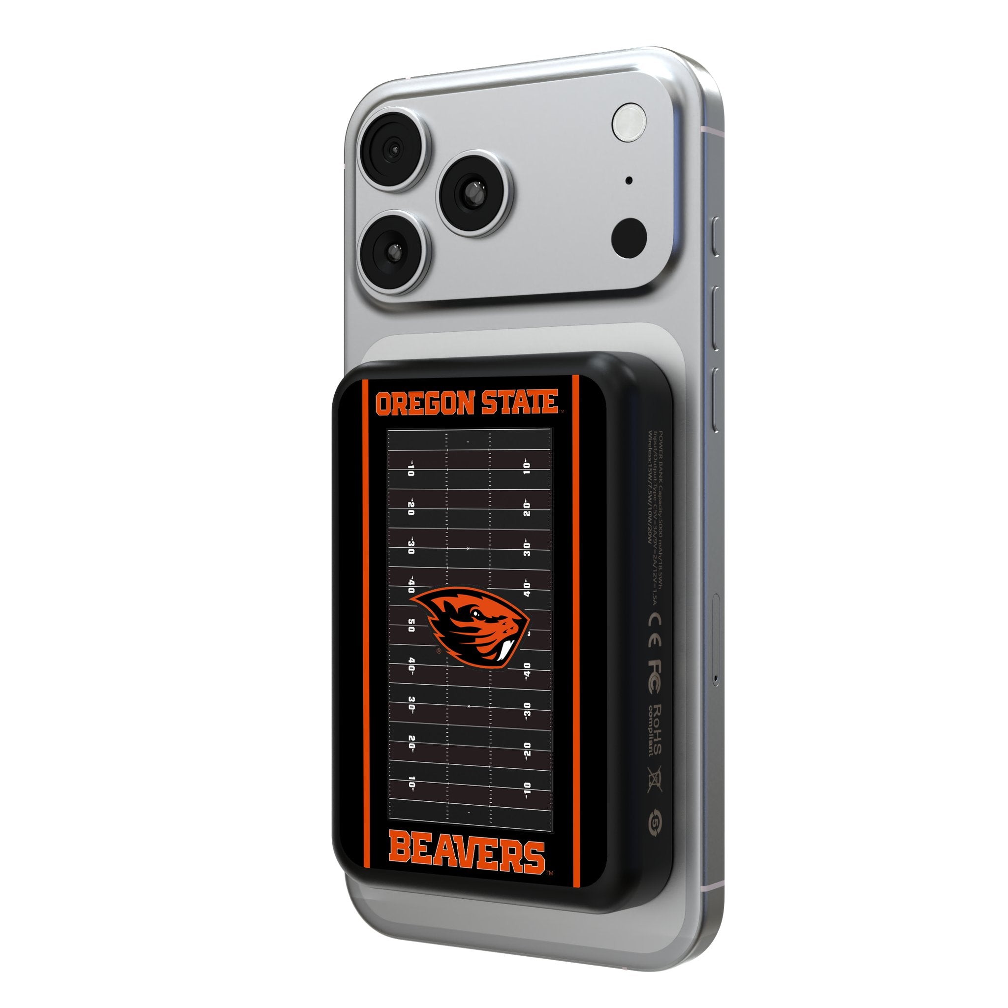 Oregon State University Beavers Field Wireless Mag Power Bank