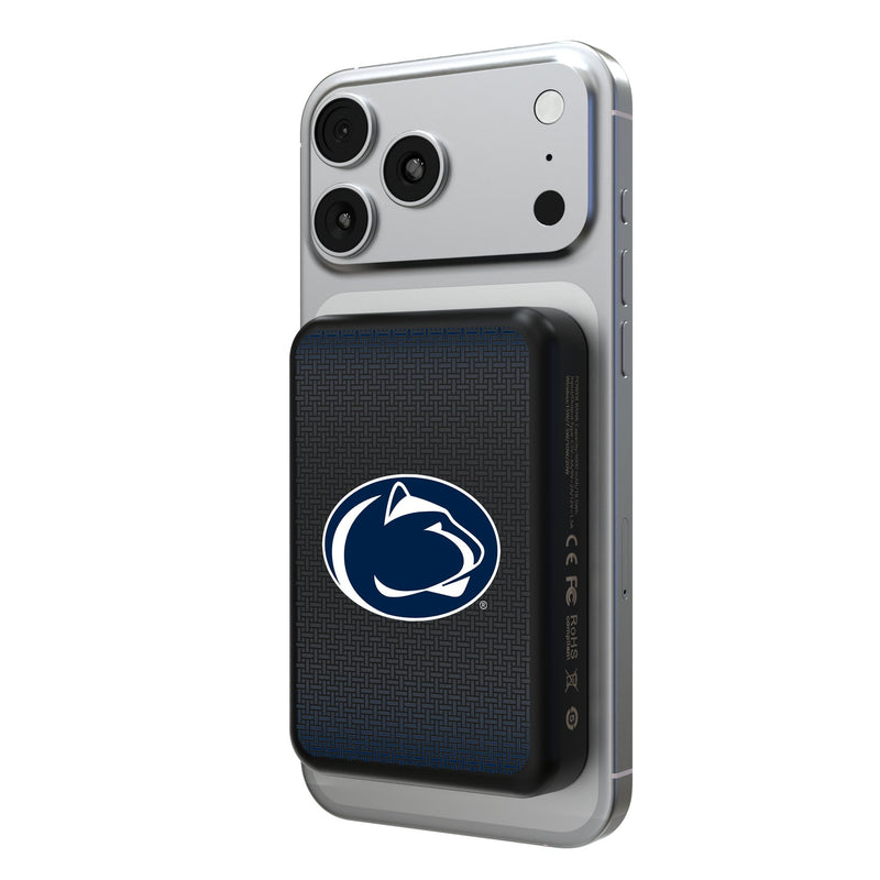 Pennsylvania State University Nittany Lions Linen Wireless Mag Power Bank