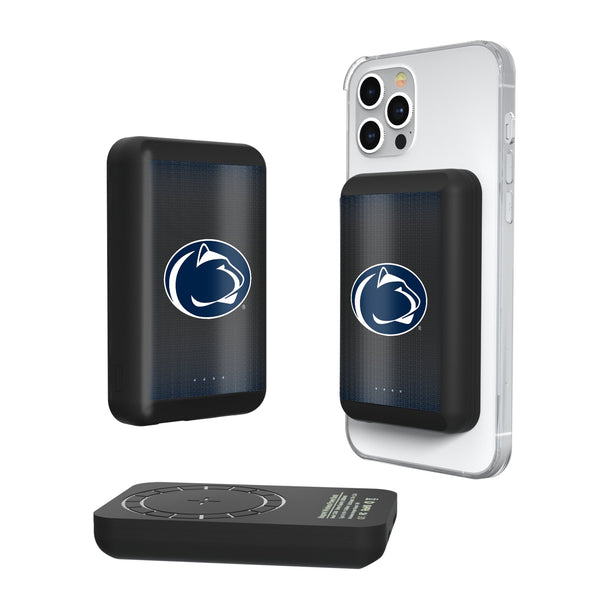 Pennsylvania State University Nittany Lions Linen Wireless Mag Power Bank