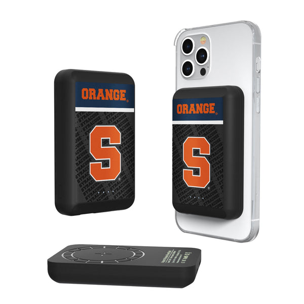 Syracuse University Orange Endzone Plus Wireless Mag Power Bank