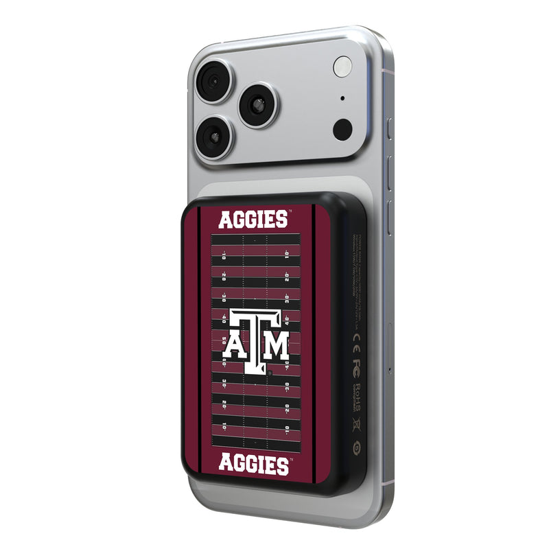 Texas A&M University Aggies Field Wireless Mag Power Bank