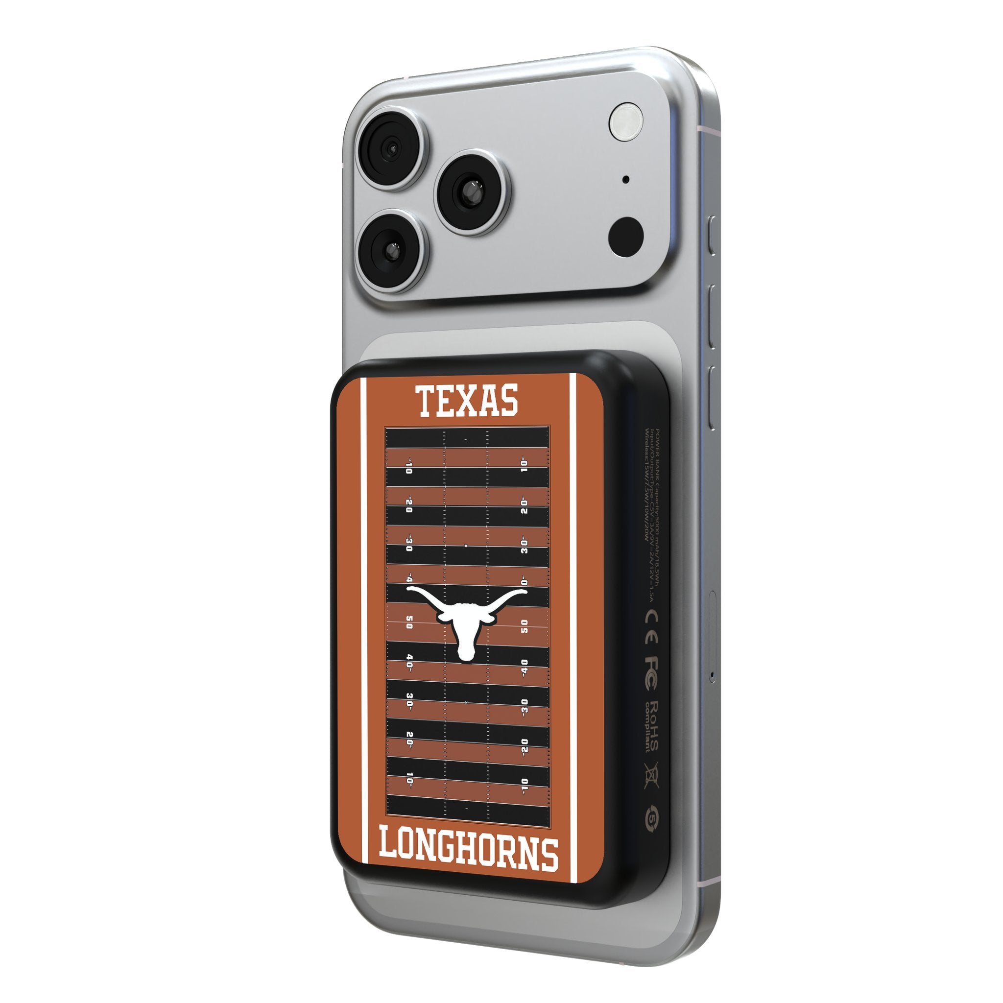 University of Texas Longhorns Field Wireless Mag Power Bank