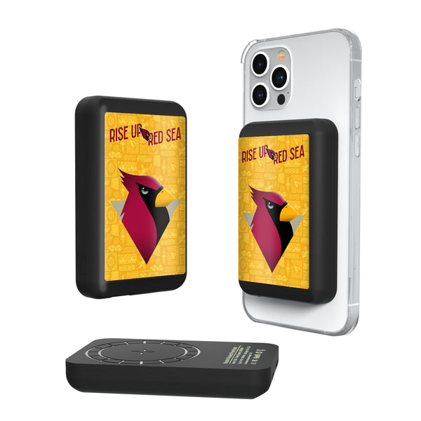 Arizona Cardinals 2024 Illustrated Limited Edition Wireless Mag Power Bank