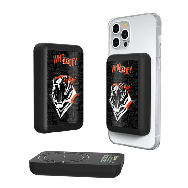 Cincinnati Bengals 2024 Illustrated Limited Edition Wireless Mag Power Bank