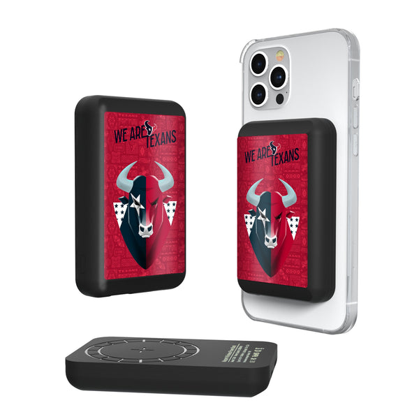 Houston Texans 2024 Illustrated Limited Edition Wireless Mag Power Bank