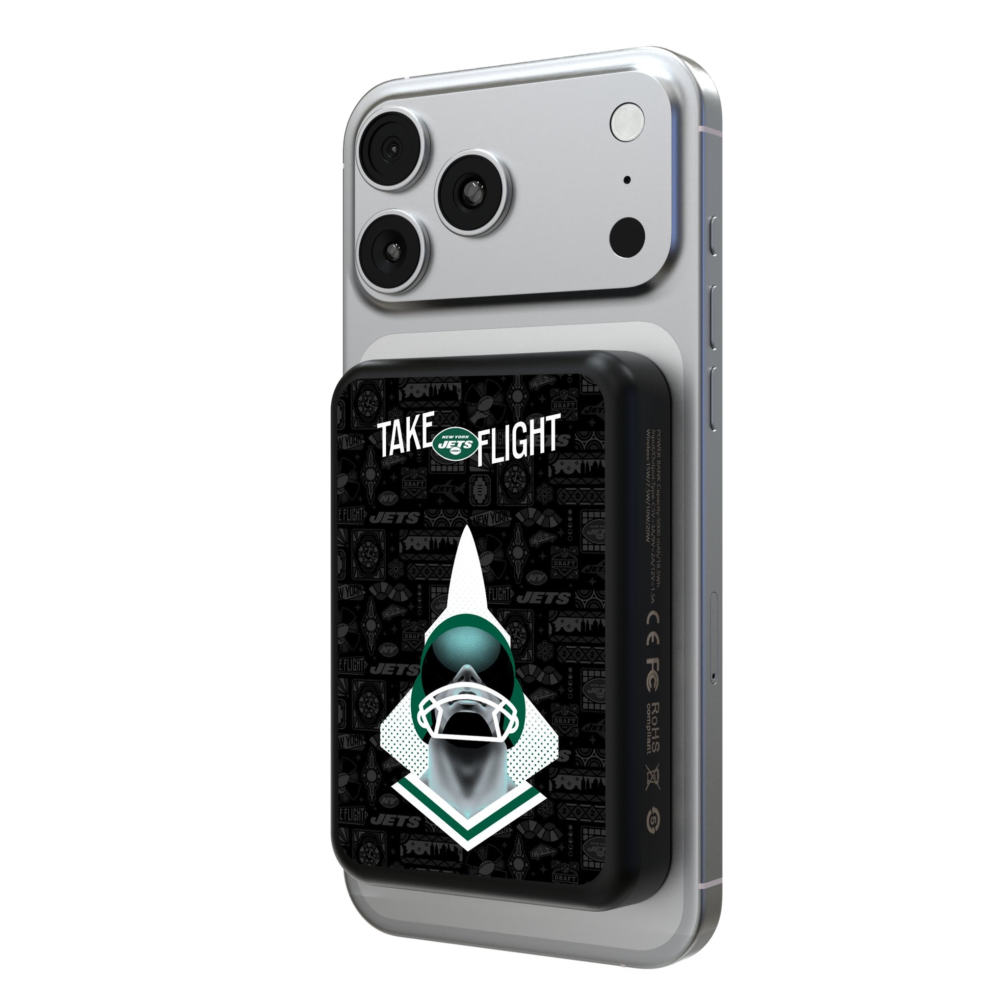 New York Jets 2024 Edition Wireless Mag Power Bank