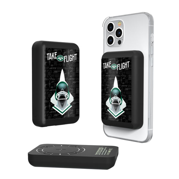New York Jets 2024 Illustrated Limited Edition Wireless Mag Power Bank