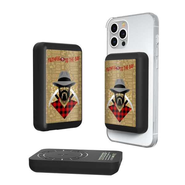 San Francisco 49ers 2024 Illustrated Limited Edition Wireless Mag Power Bank