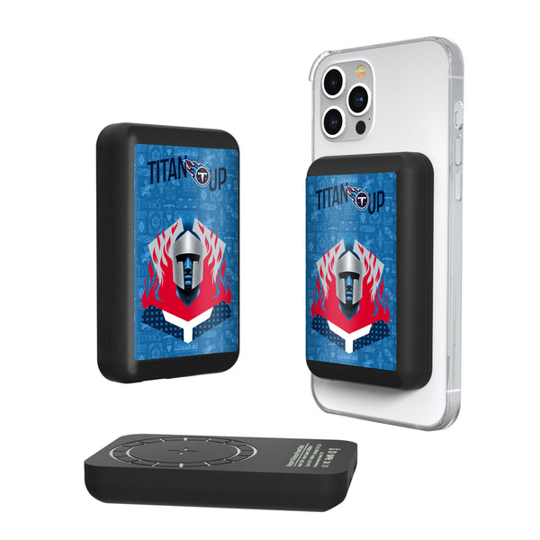Tennessee Titans 2024 Illustrated Limited Edition Wireless Mag Power Bank