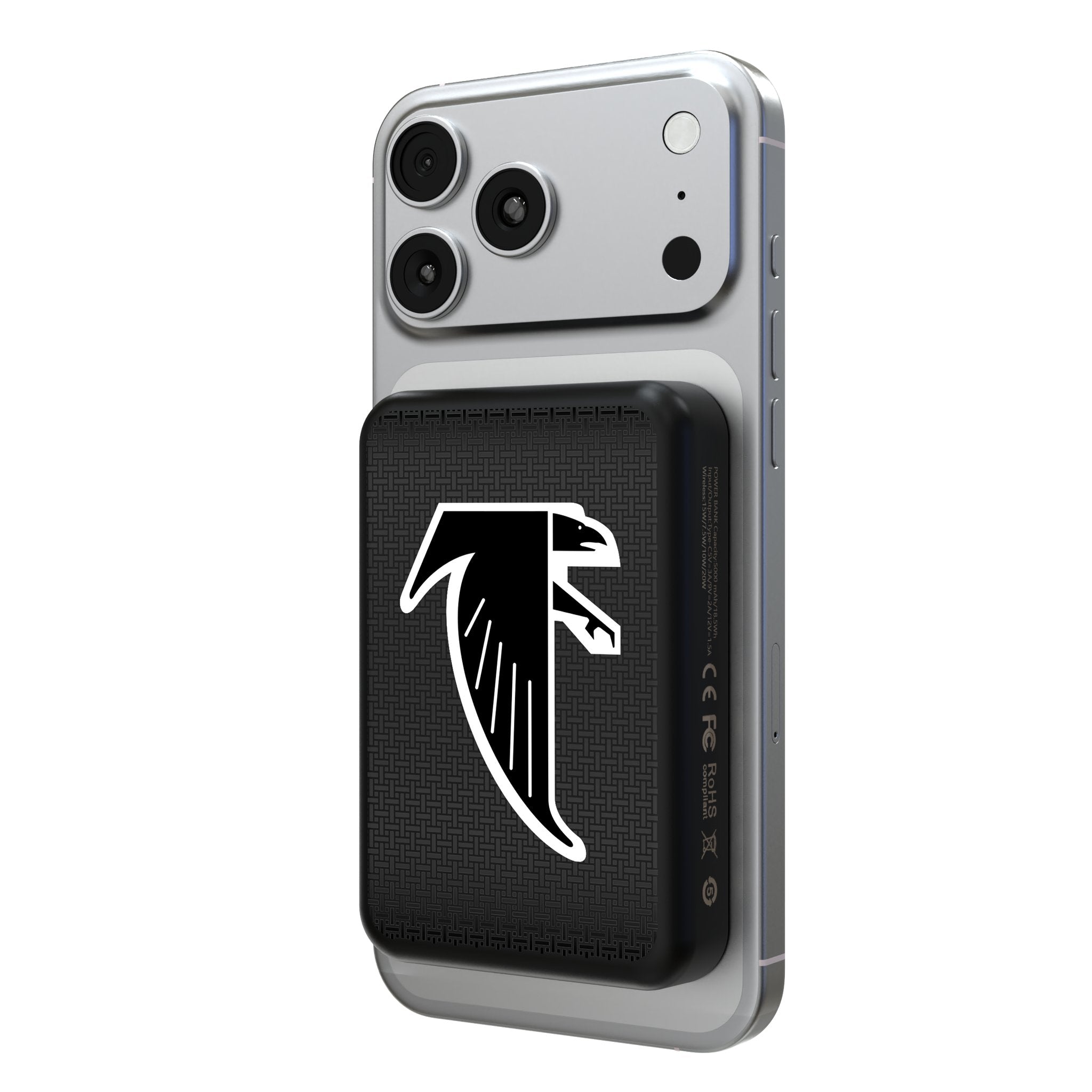 Atlanta Falcons Classic Linen Wireless Mag Power Bank