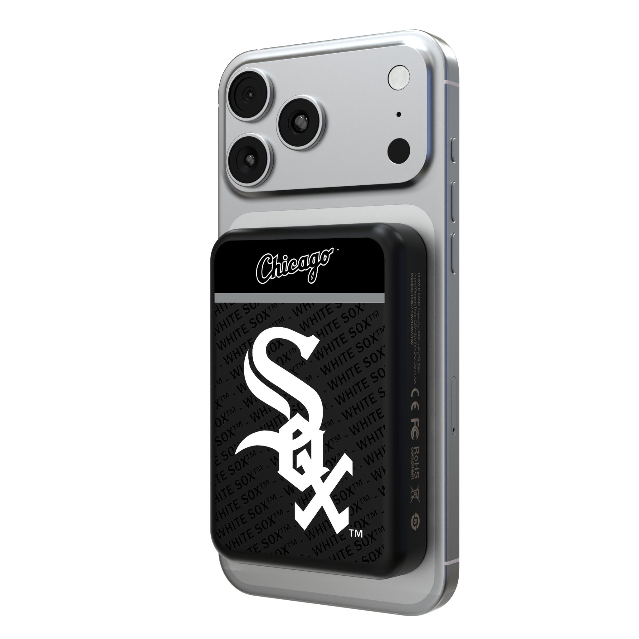 Chicago White Sox Endzone Plus Wireless Mag Power Bank