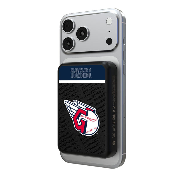 Cleveland Guardians Endzone Plus Wireless Mag Power Bank