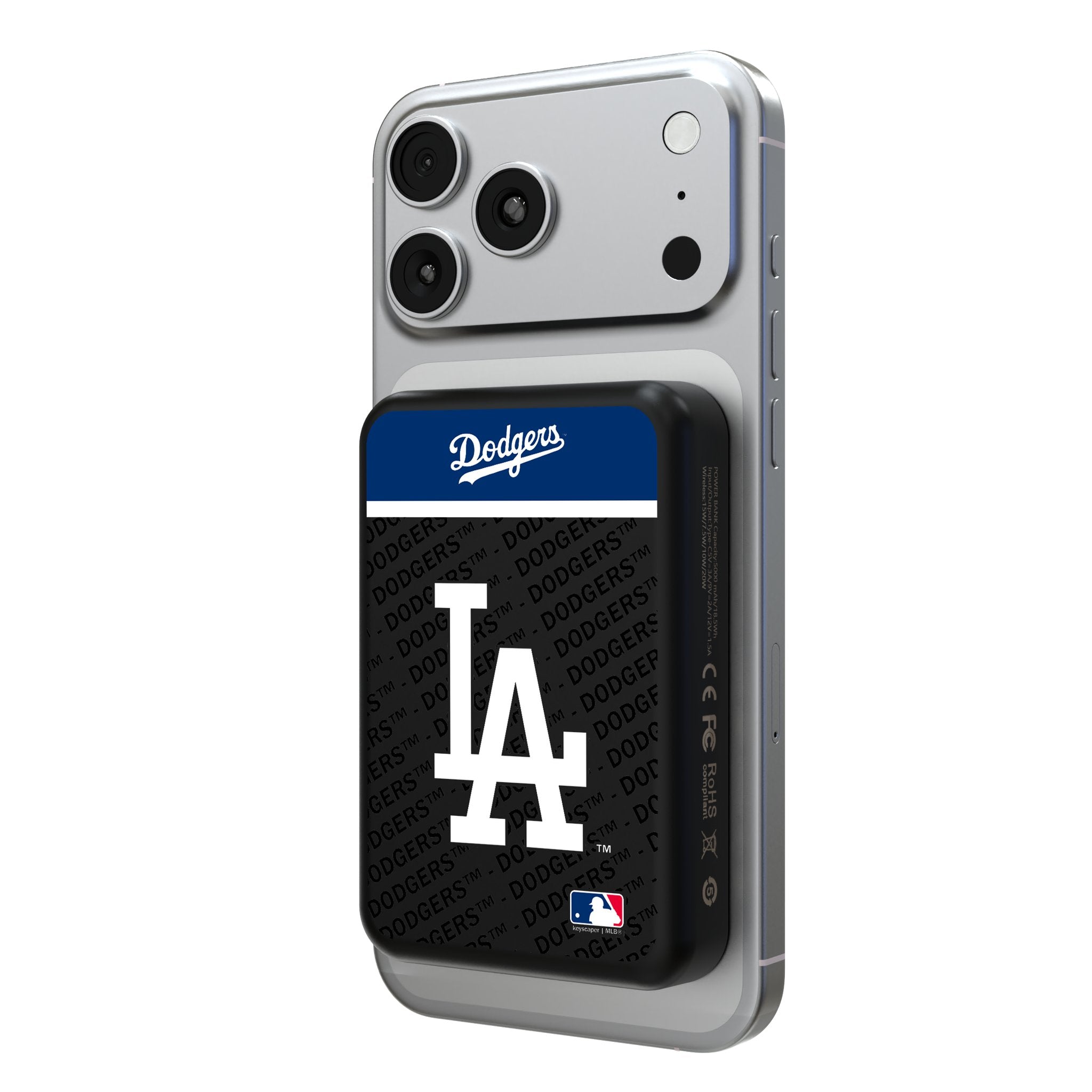 LA Dodgers Endzone Plus Wireless Mag Power Bank
