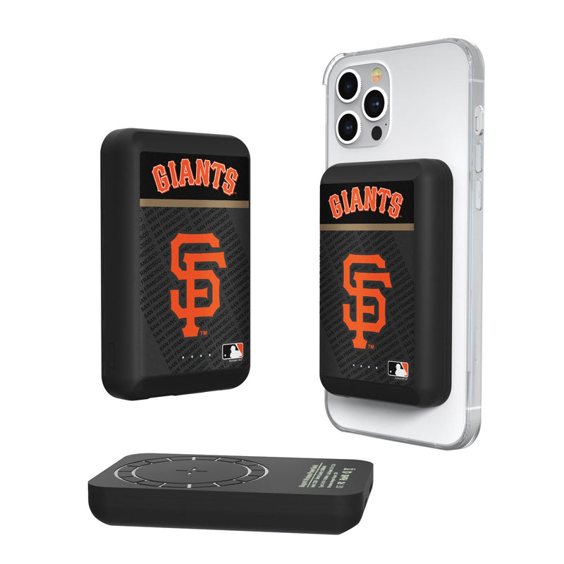 San Francisco Giants Endzone Plus Wireless Mag Power Bank