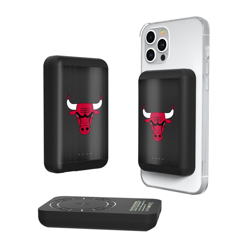 Chicago Bulls Linen Wireless Mag Power Bank