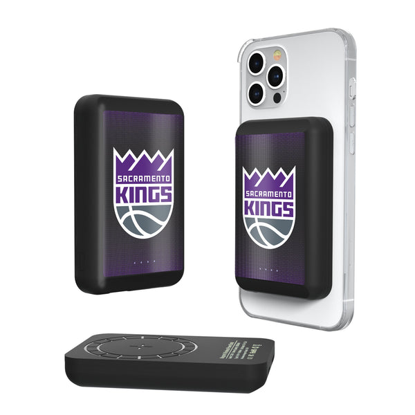 Sacramento Kings Linen Wireless Mag Power Bank