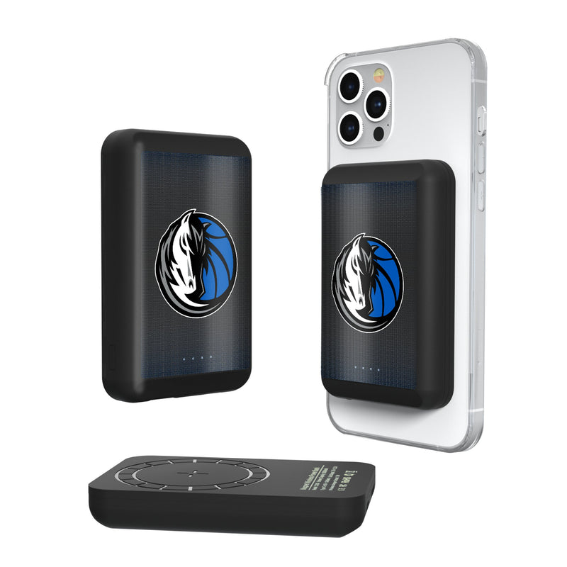 Dallas Mavericks Linen Wireless Mag Power Bank