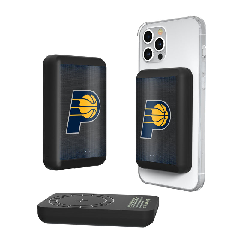 Indiana Pacers Linen Wireless Mag Power Bank