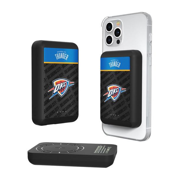 Oklahoma City Thunder Endzone Plus Wireless Mag Power Bank