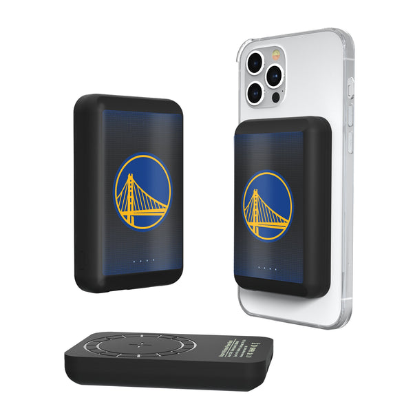 Golden State Warriors Linen Wireless Mag Power Bank