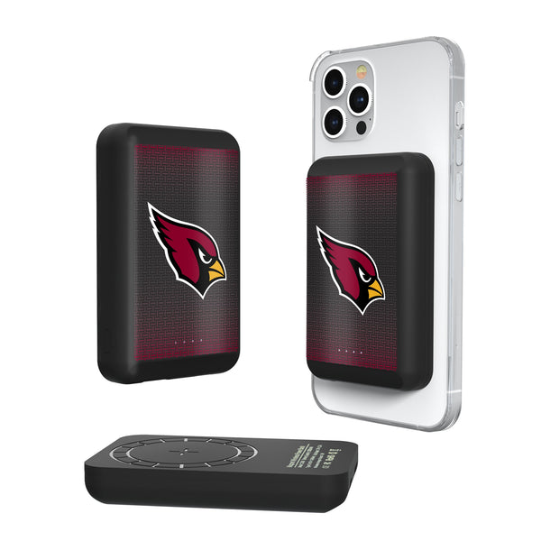 Arizona Cardinals Linen Wireless Mag Power Bank