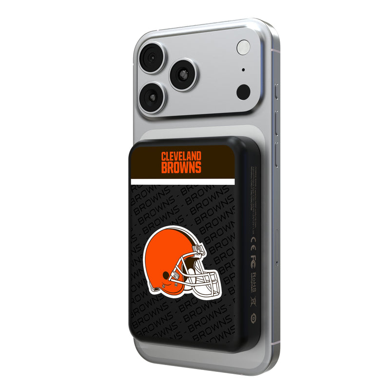 Cleveland Browns Endzone Plus Wireless Mag Power Bank