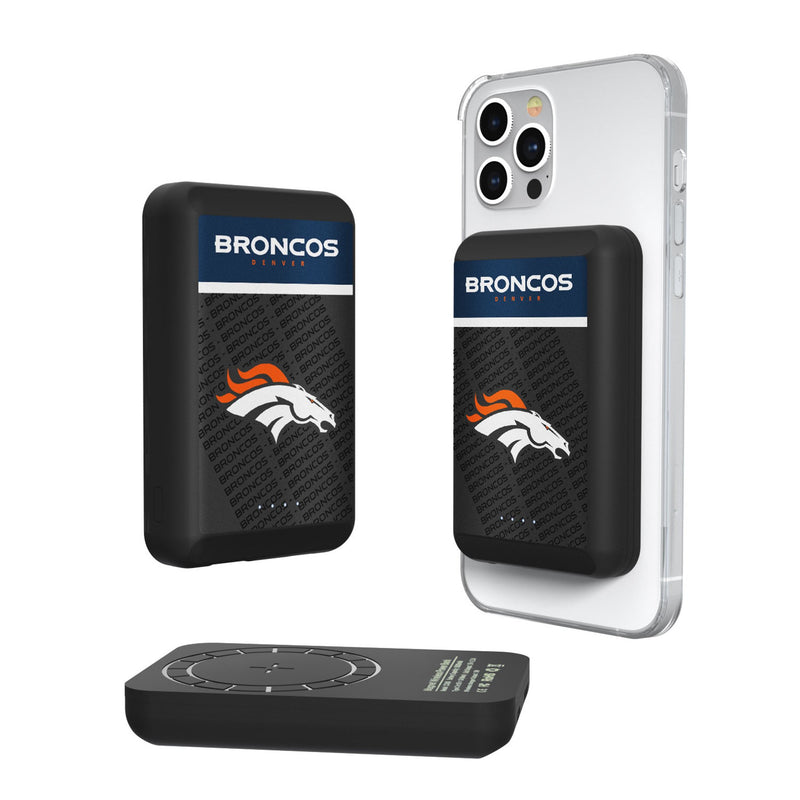 Denver Broncos Endzone Plus Wireless Mag Power Bank