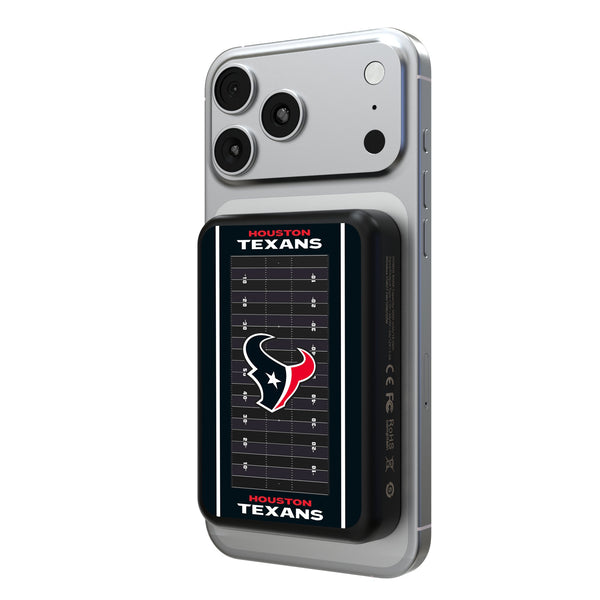 Houston Texans Field Wireless Mag Power Bank