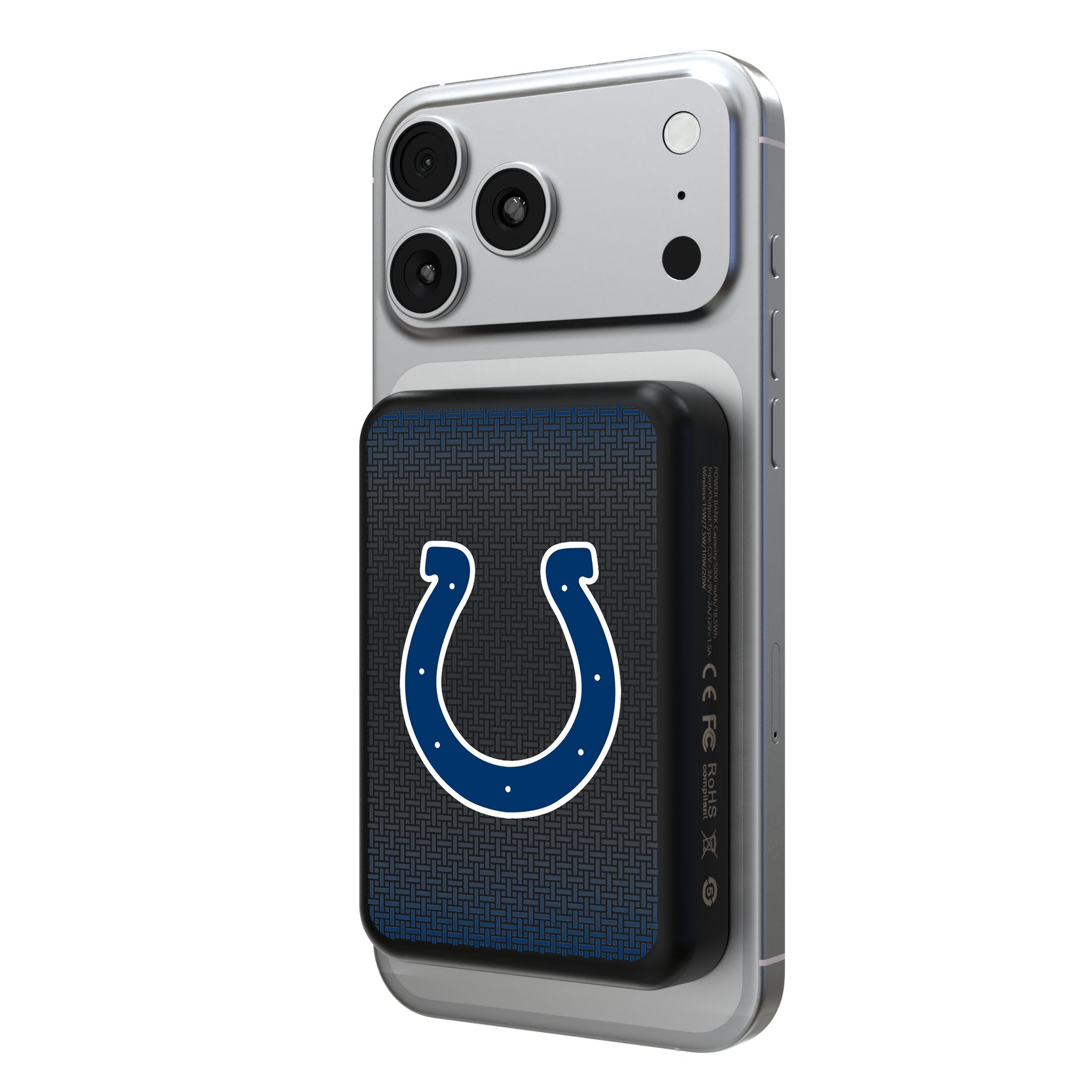 Indianapolis Colts Linen Wireless Mag Power Bank