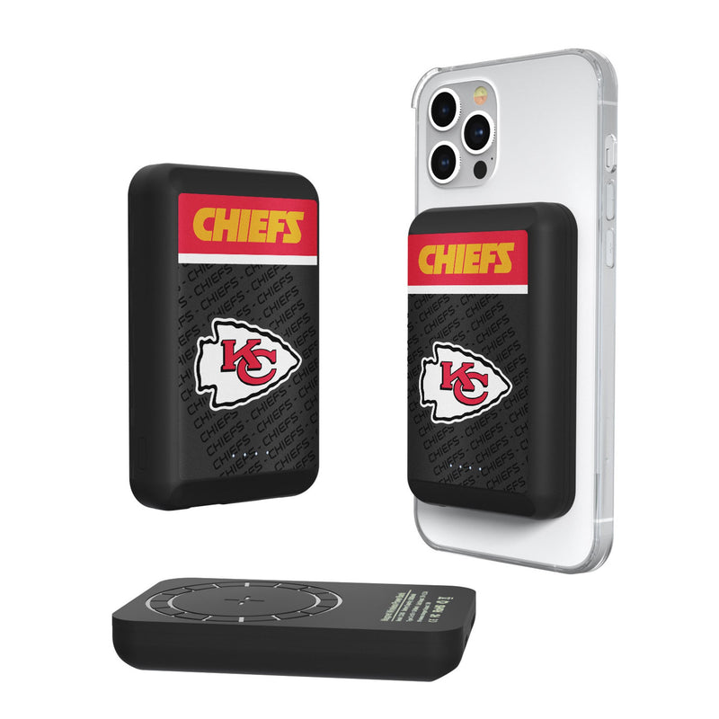 Kansas City Chiefs Endzone Plus Wireless Mag Power Bank