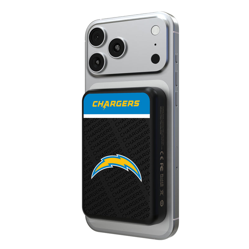 Los Angeles Chargers Endzone Plus Wireless Mag Power Bank