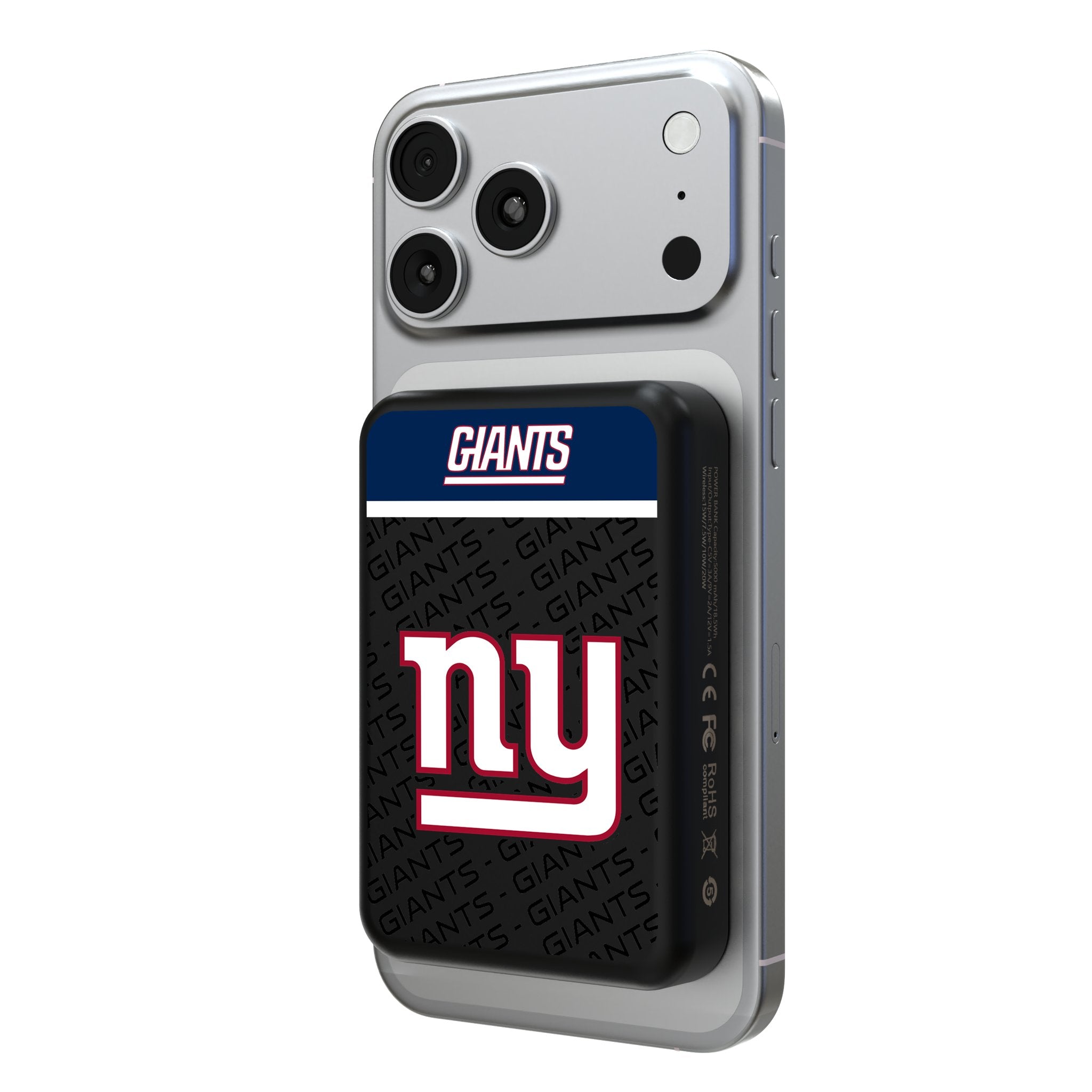 New York Giants Endzone Plus Wireless Mag Power Bank