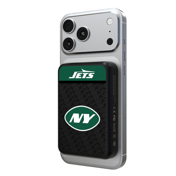 New York Jets Endzone Plus Wireless Mag Power Bank