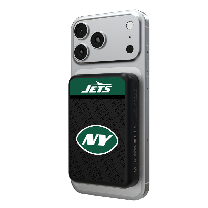 New York Jets Endzone Plus Wireless Mag Power Bank