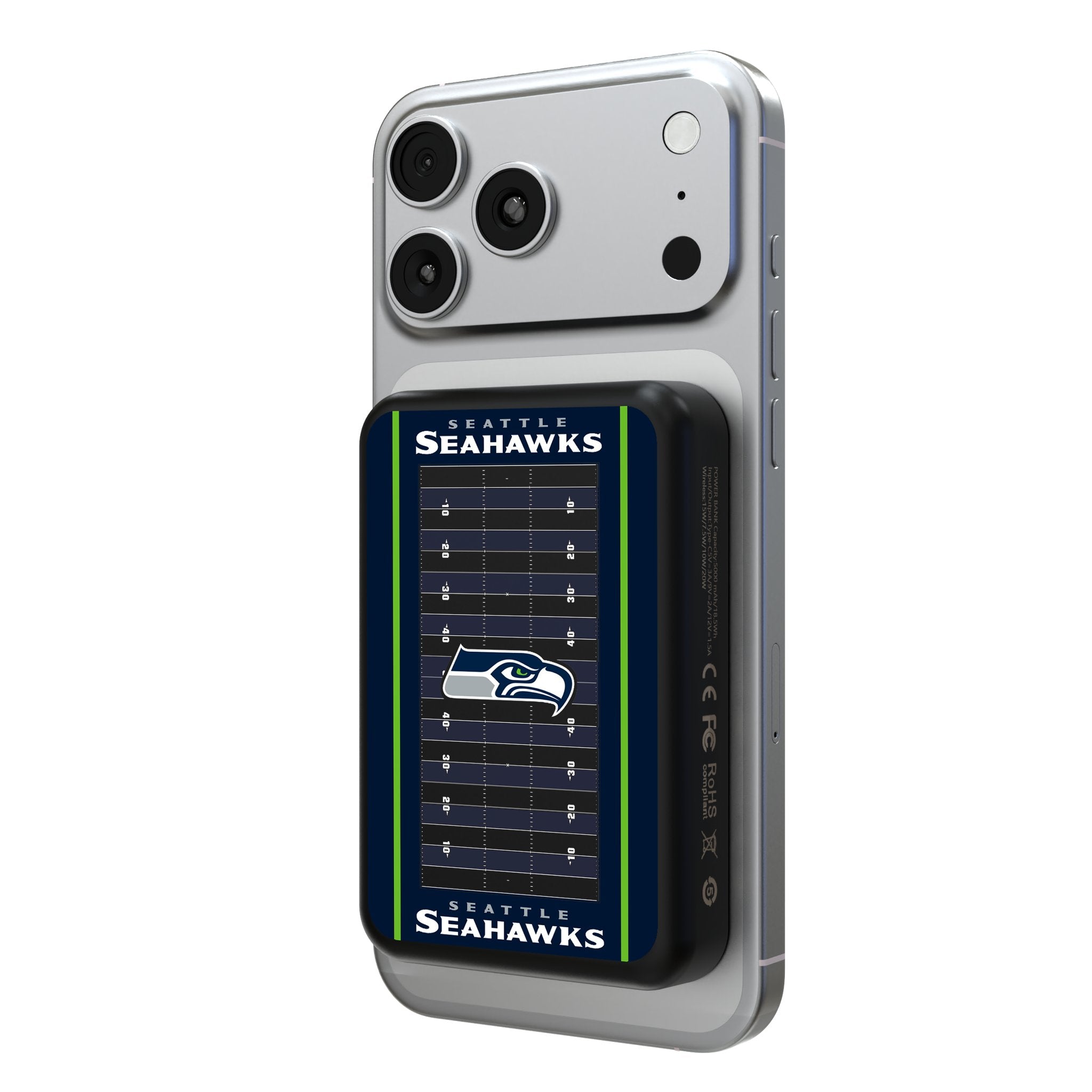 Seattle Seahawks Field Wireless Mag Power Bank