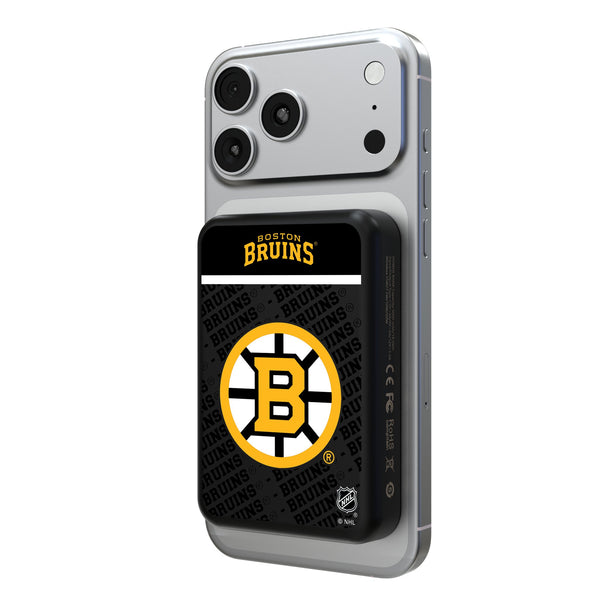 Boston Bruins Endzone Plus Wireless Mag Power Bank