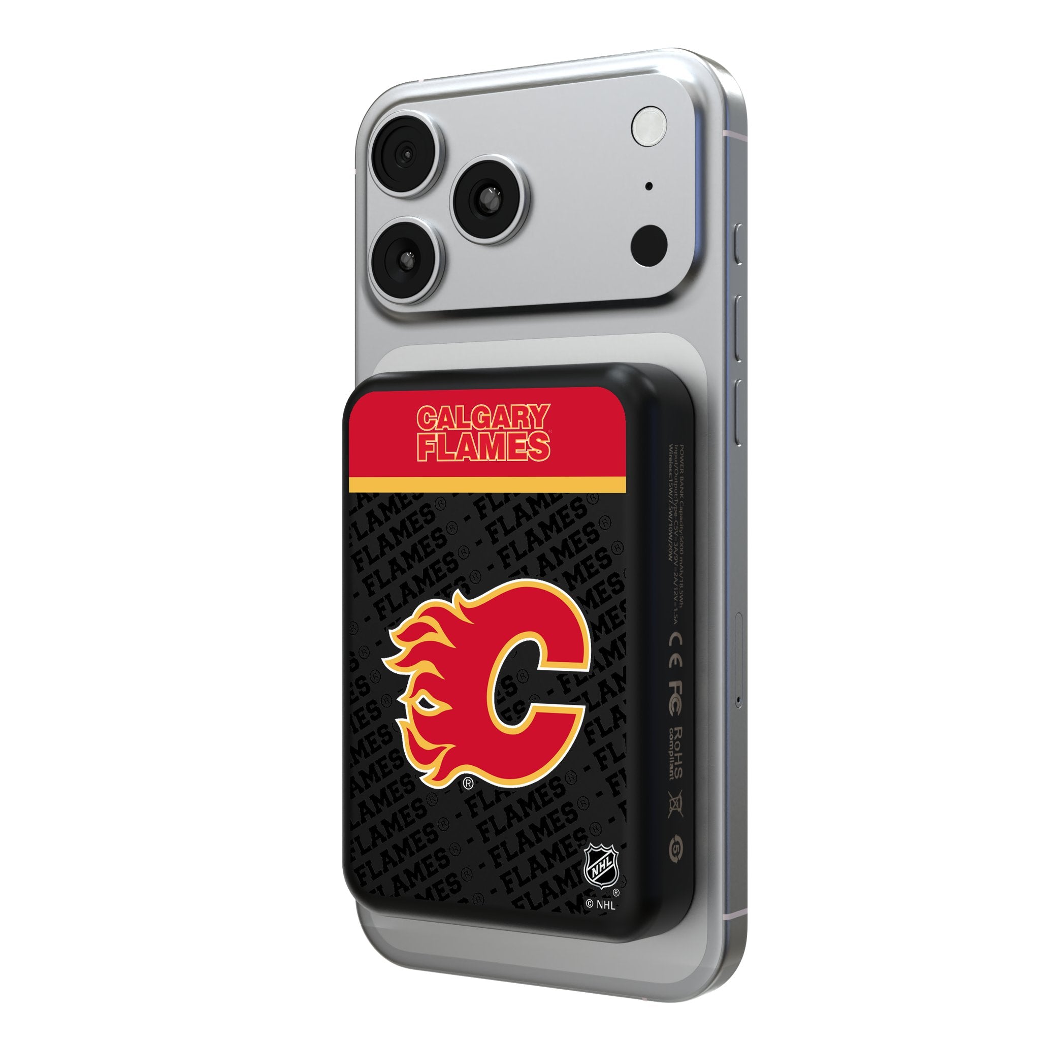 Calgary Flames Endzone Plus Wireless Mag Power Bank