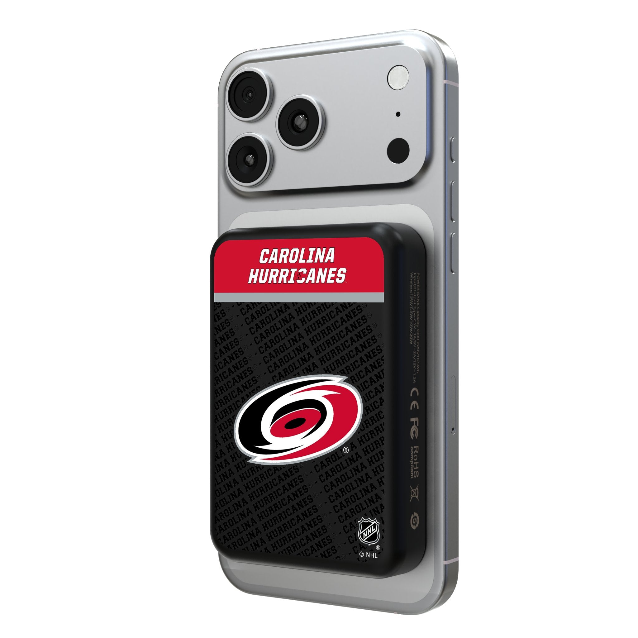 Carolina Hurricanes Endzone Plus Wireless Mag Power Bank