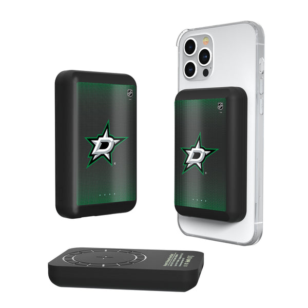 Dallas Stars Linen Wireless Mag Power Bank