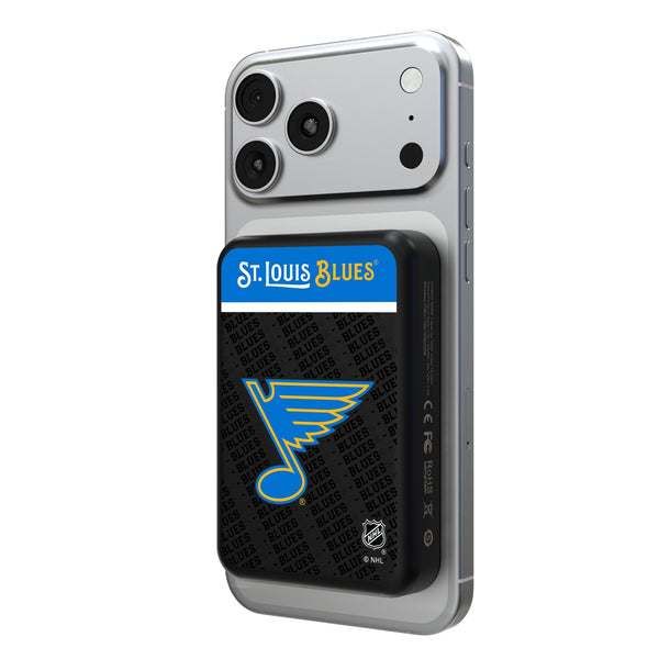 St. Louis Blues Endzone Plus Wireless Mag Power Bank